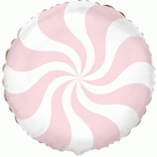 Salmon Pink Pastel Candy Swirl Willy Wonka Balloon Salmon Pink Pastel Candy Swirl Willy Wonka Balloon